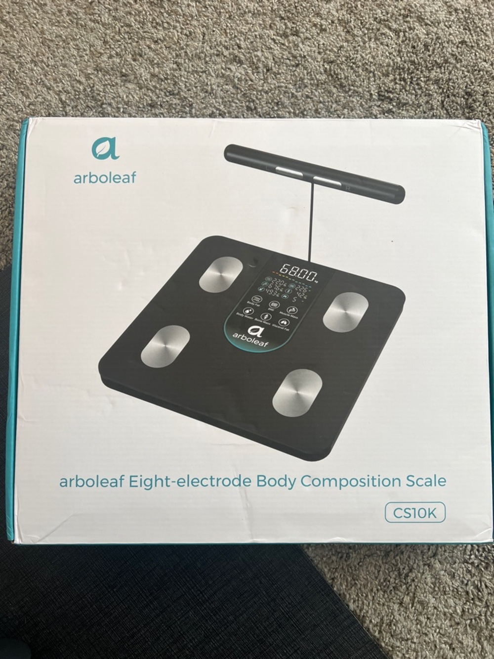 Arboleaf Model CS10K Segmental Body Composition Smart Scale NEW IN BOX